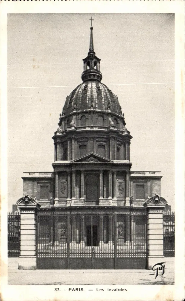 Paris — Les Invalides — G. Juy, n°37 - Frente