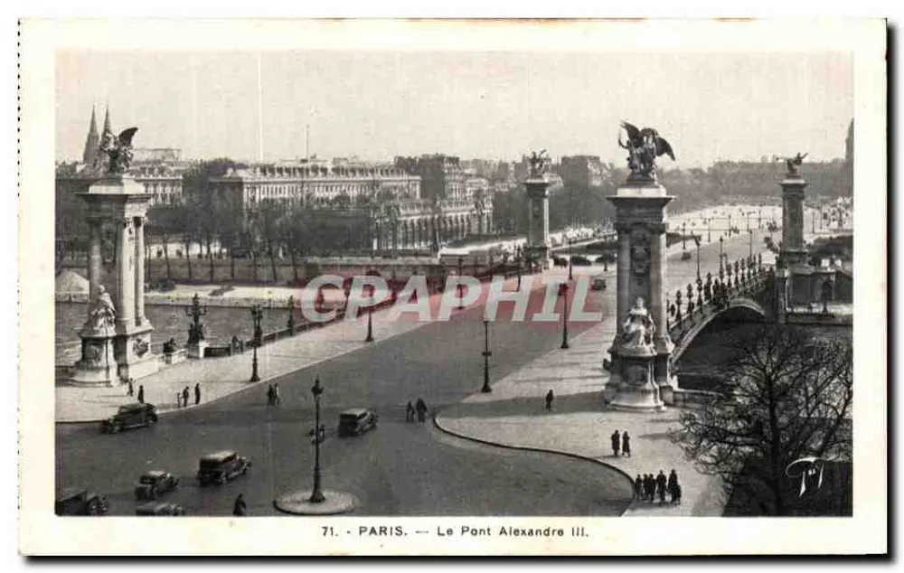 Paris — O Ponte Alexandre III — 71 - Frente