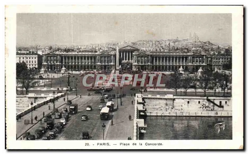 Paris — Place de la Concorde — Craphil, n°20 - Frente