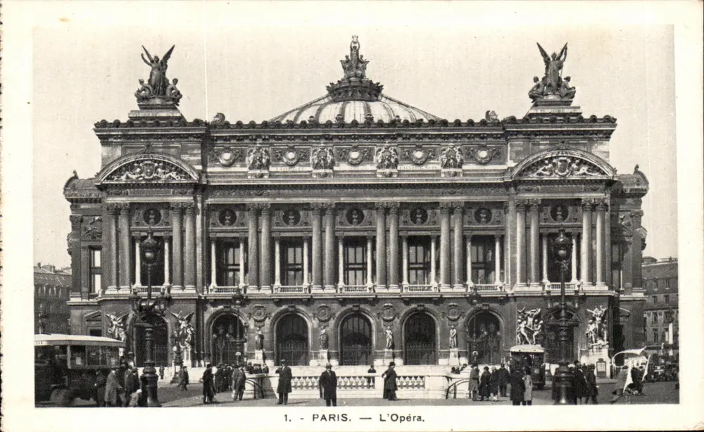 PARIS — O Ópera — Editor anônimo, n° 1 - Frente
