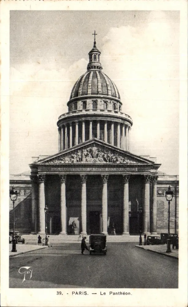 Paryż — Panthéon — G. T. wydawca, n° 39 - Awers