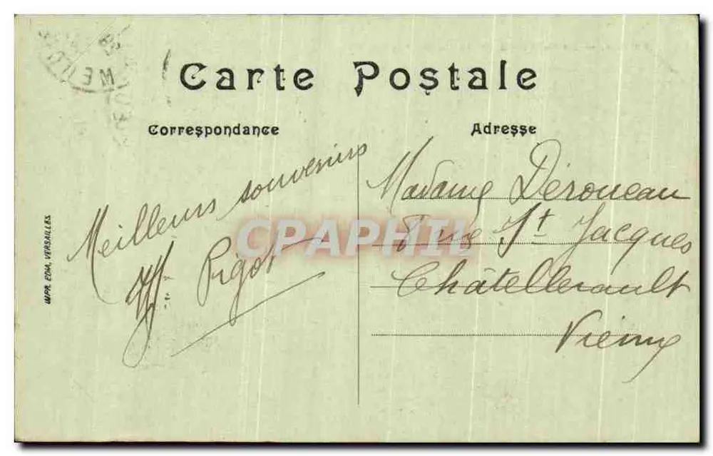 Paris — Das Sacré-Cœur von Montmartre — Verlag nicht sichtbar - Rückseite