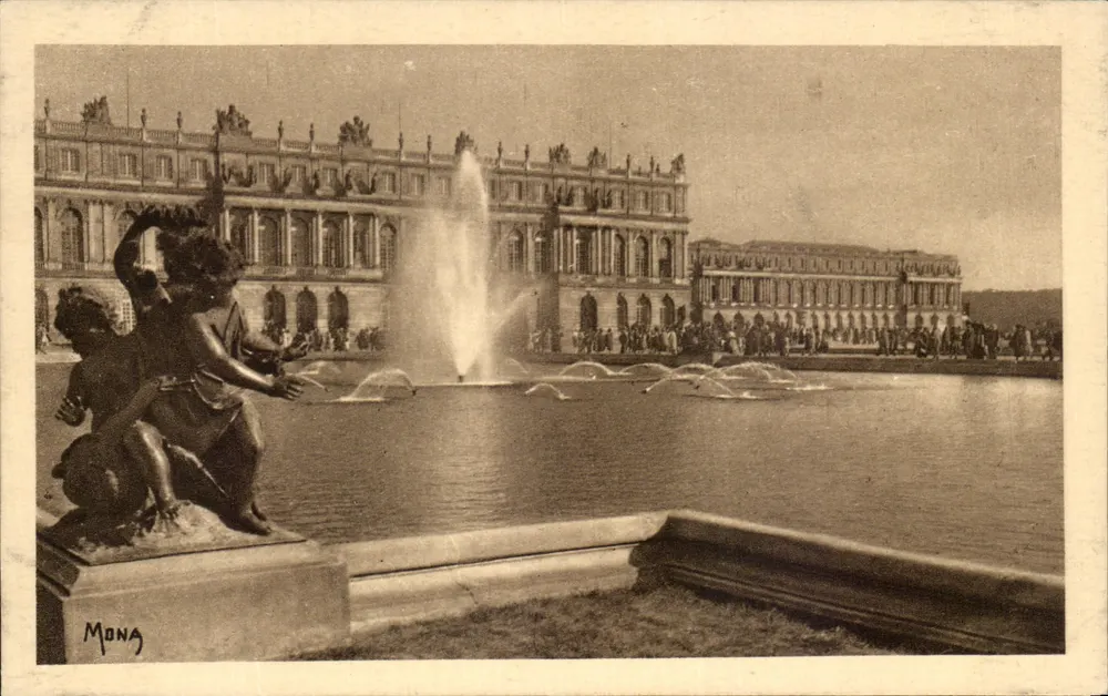 Die Kleinen Wasser von Versailles — Das Schloss und die Wasserparterres — Mona, n°306 - Vorderseite