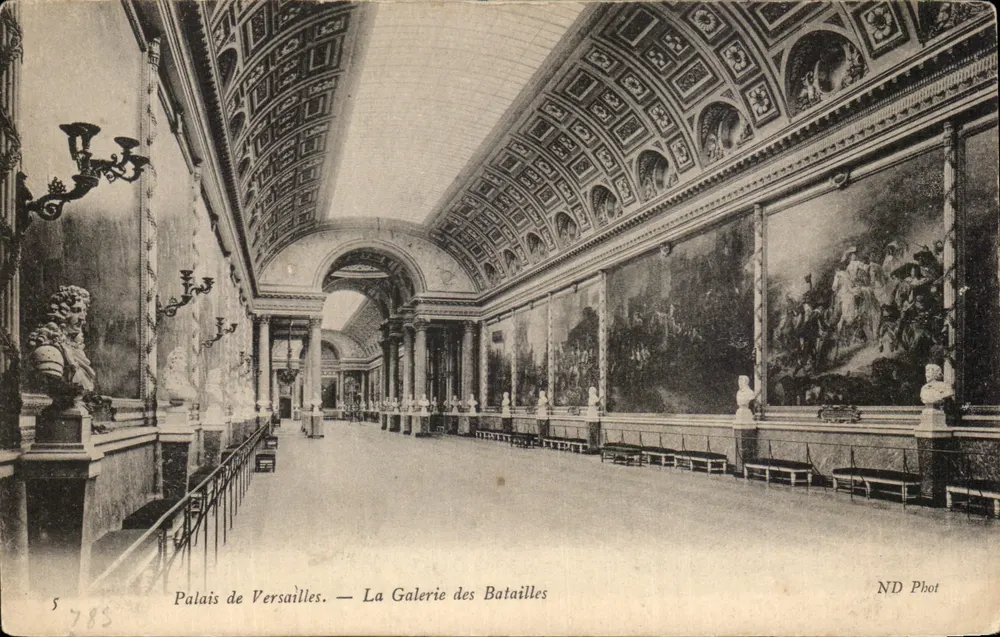 Palais de Versailles — La Galerie des Batailles — ND Phot - Recto