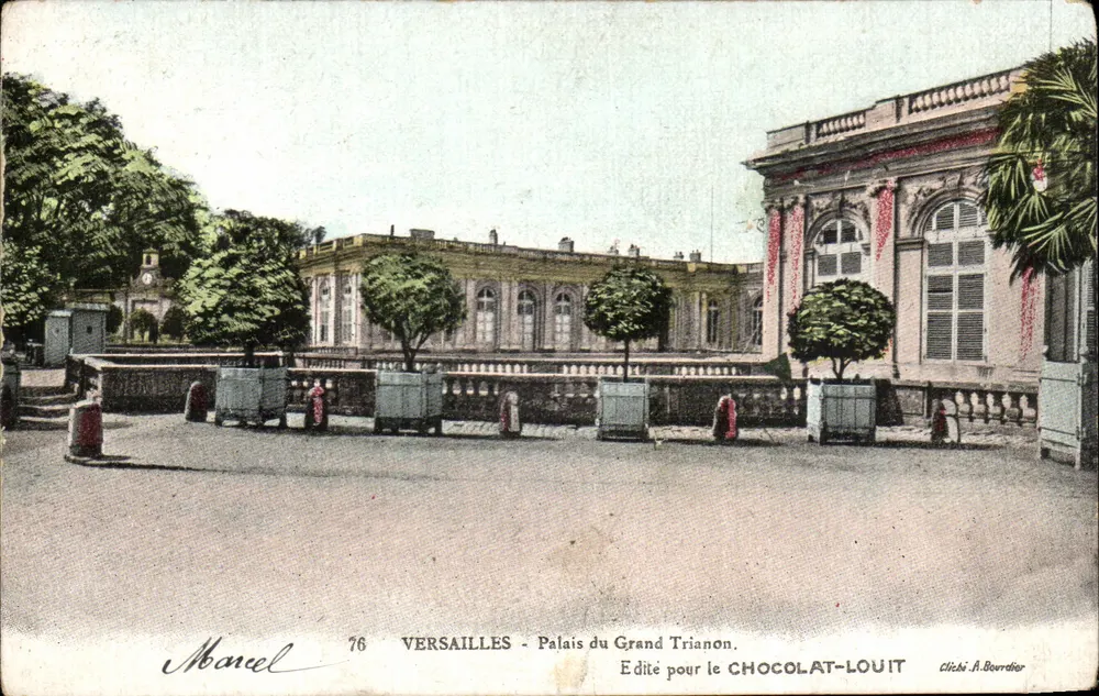 Versailles - Palast des Grand Trianon — Veröffentlicht für Chocolat-Louit, Nr. 76 - Vorderseite