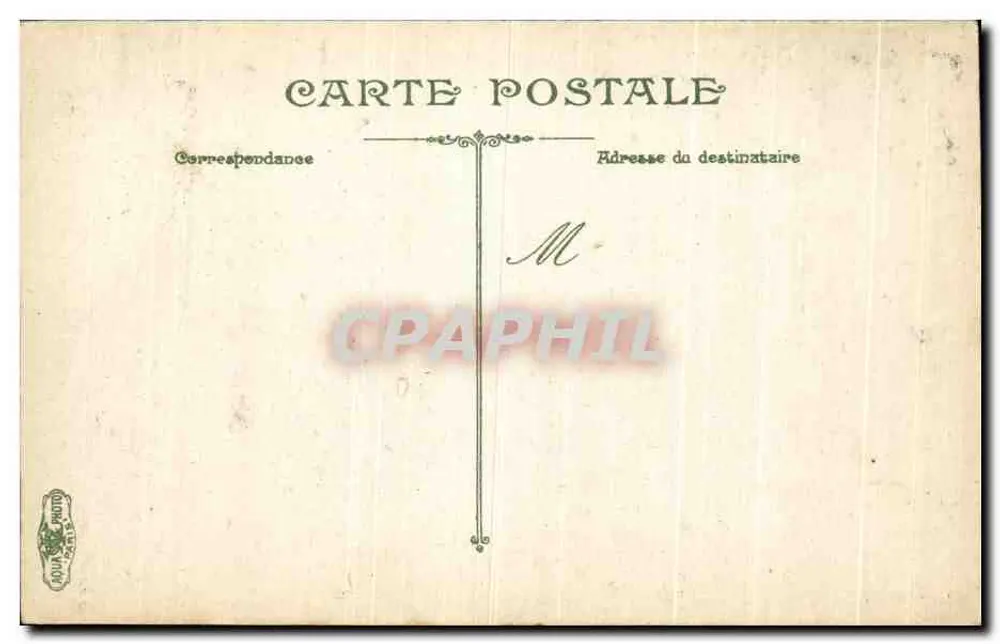 Clermont-Ferrand - Prefektura — widok wnętrza dziedzińca — wydawca anonimowy, nr 8 - Rewers