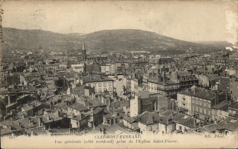 Clermont-Ferrand — Vue générale côté nord-est prise de l'Église Saint-Pierre — ND. Phot. n°267 - Vorderseite