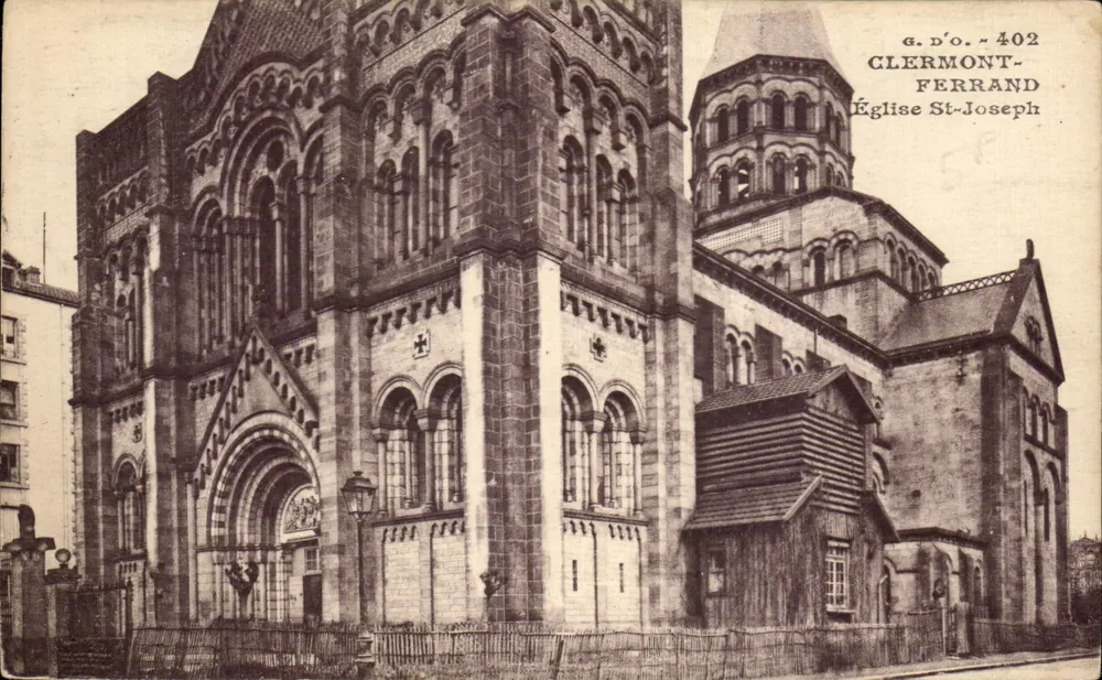 Clermont-Ferrand — Igreja de São José — g.d'o. - 402 - Frente