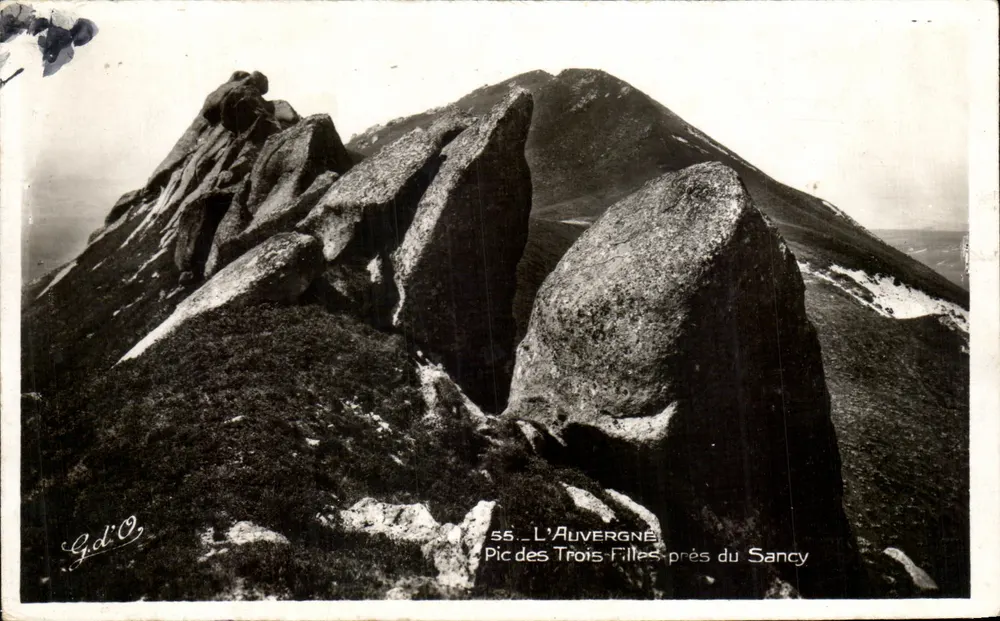 Pic des Trois-Filles nahe Sancy — Auvergne — G.d.°9 - Vorderseite