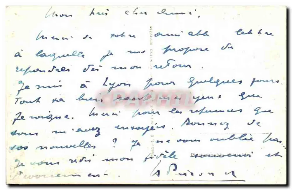 लियोन - सामान्य दृश्य — प्रकाशक पास, संख्या 13 - पीछे