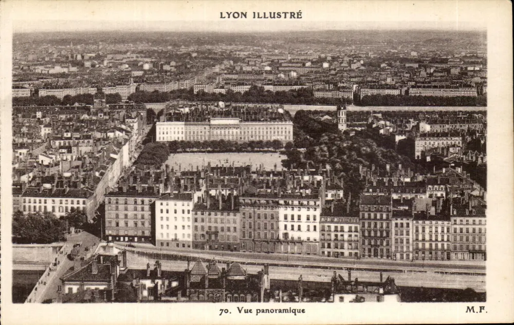 Lyon — Vista panorâmica — Lyon Illustré, n°70 - Frente