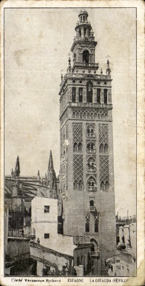 A Giralda (Sevilha) — Espanha — Cliché Verascope Richard - Frente