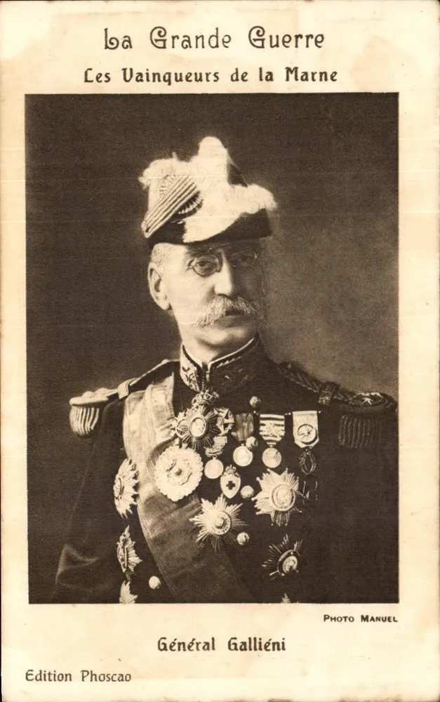 General Galliéni — Die Sieger der Marne — Edition Phoscao - Vorderseite
