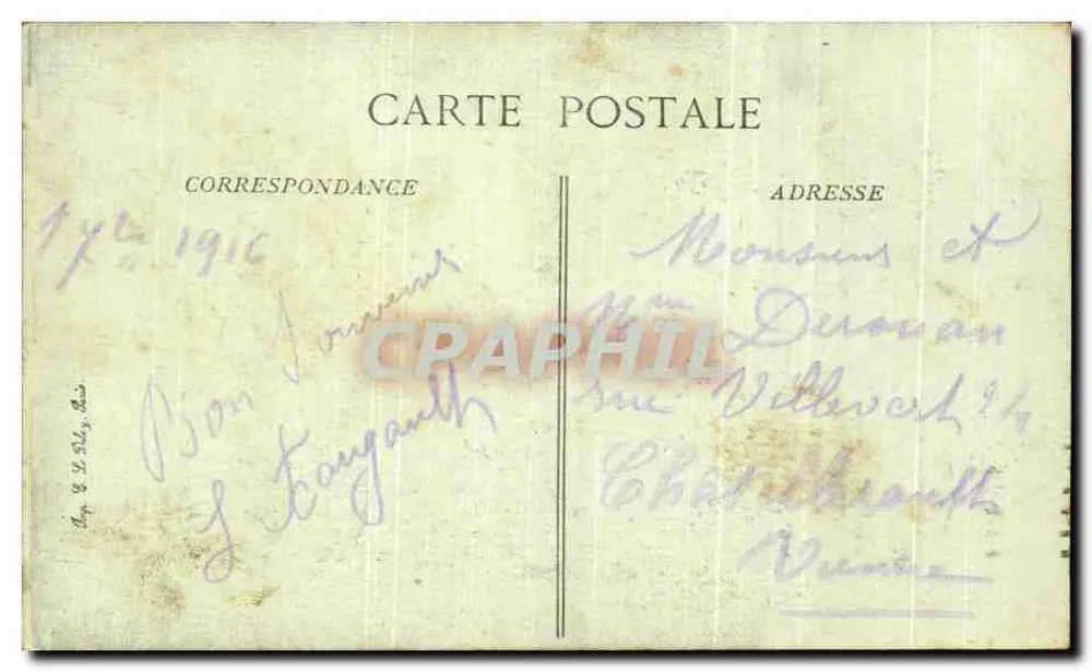 Der Sacré-Cœur und der Montmartre-Funicular — Paris — n° 4334 - Rückseite