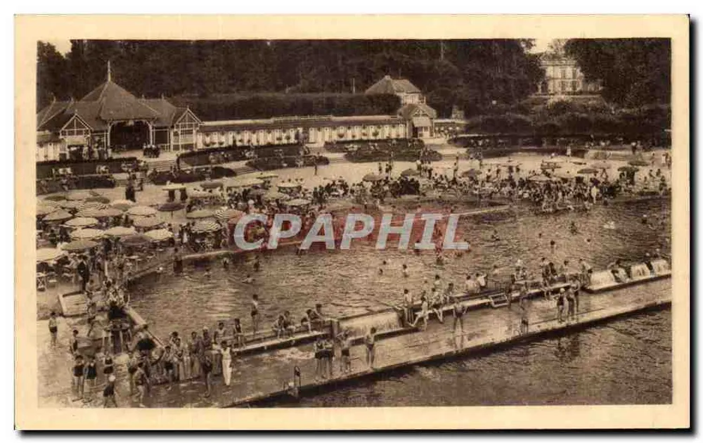 Die Schwimmbäder und Kabinen — L'Isle Adam — Edition Cader - Vorderseite