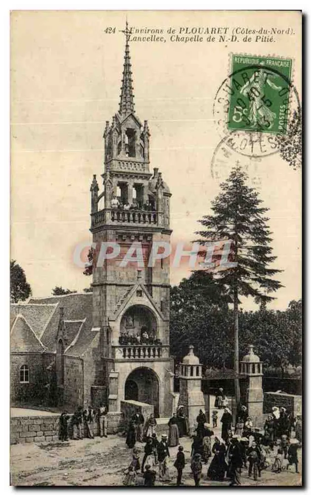 Lancellec, Kapelle N.-D. de Pitié — In der Nähe von PLOUARET (Côtes-du-Nord) — Verlag nicht sichtbar, n° 424 - Vorderseite