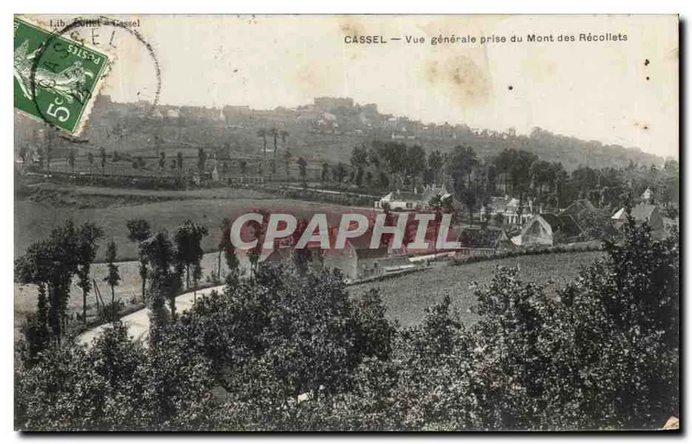 Cassel — Vue générale prise du Mont des Récollets — Lib. Cottet & Cassel - Vorderseite