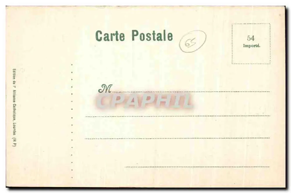St. Sauveur, Le Pont Napoléon — Le Cirque de Gavarnie — Le Chaos — Milliana Catholique-Ausgabe, Lourdes (H.P.) - Rückseite