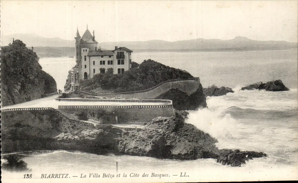 Blarritz — Villa Belza und die Côte des Basques — LL. — Nr. 138 - Vorderseite