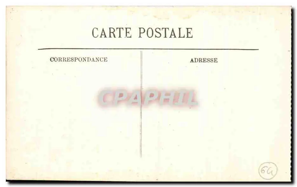 Biarritz — Ansicht vom Felsenloch des Leuchtturms — LL, n° 208 - Rückseite