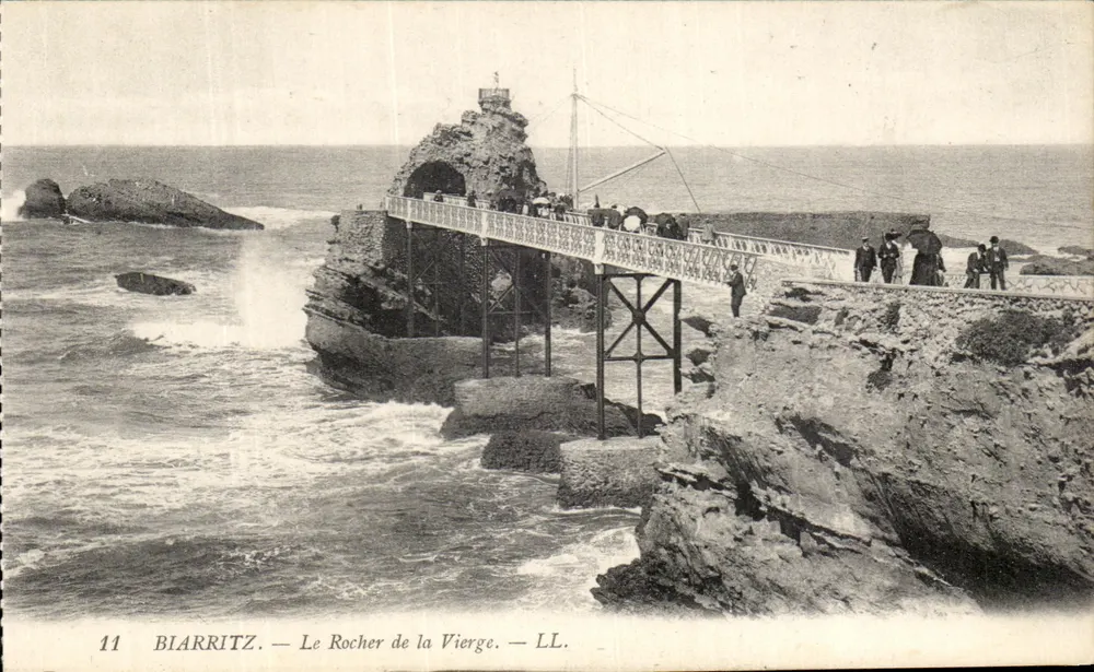 Biarritz — O Rocher de la Vierge — LL, n°11 - Frente