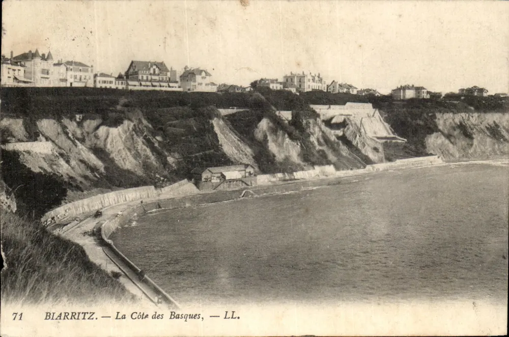 Biarritz — Côte des Basques — LL. — n°71 - Awers