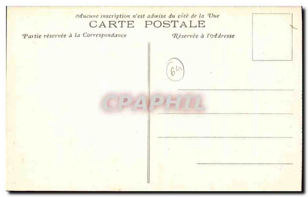 Biarritz — Golfe de Gascogne — Sininho de Alarme — M. D. - Verso