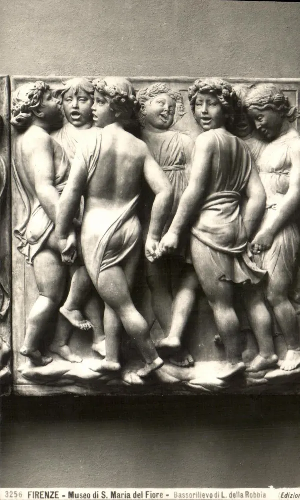 FLORENZ - Museum von S. Maria del Fiore - Tiefrelief von L. della Robbia - Ausgabe 3256 - Vorderseite