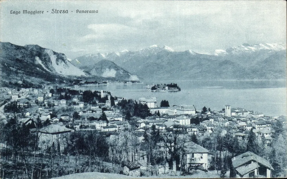 Lago Maggiore - Stresa - Panorama — Edit. Brunner & C., Como, n° 204-8 - Recto