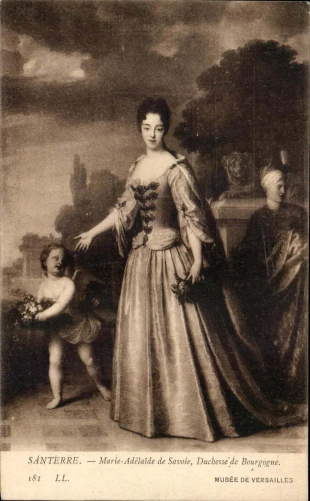 Marie-Adélaïde von Savoyen, Herzogin von Burgund — Museum von Versailles — Santerre, Nr. 181 LL - Vorderseite