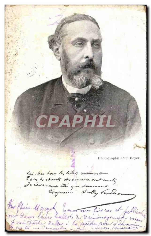 Portrait d'un homme barbu — Photographie Paul Boyer — n° 2 - Vorderseite