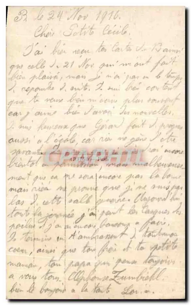 Medaille der Freundschaft — dekorative Karte mit Porträt einer Frau und Rosen — Verlag AA n° 1194 - Rückseite