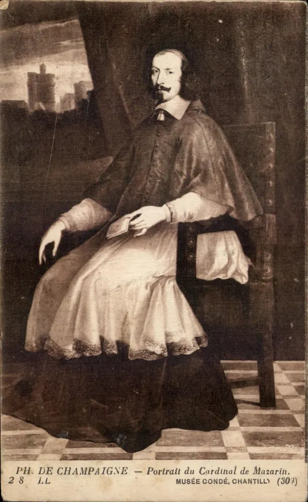 Porträt des Kardinals Mazarin — PH. DE CHAMPAIGNE — Musée Condé, Chantilly (303) - Vorderseite