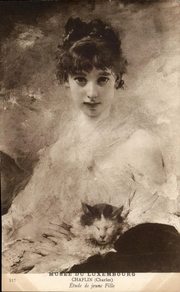 Studie einer jungen Frau — Museum Luxembourg — Chaplin (Charles) — Nr. 537 - Vorderseite