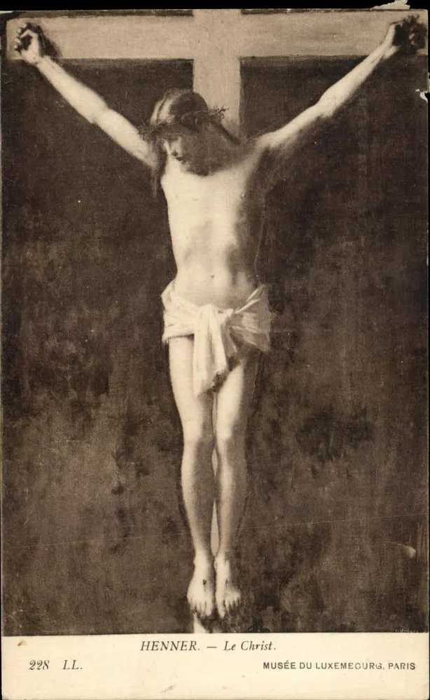 Henner — O Cristo — Museu do Luxembourg, Paris - Frente