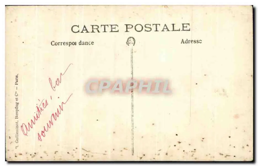 Familie — Fotostudio — R. Guillenaud, Bespdtug et C°, Paris - Rückseite
