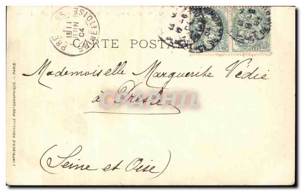 Salon 1904 — H. Jacquier — Weihnachtsbaum — LL. n°20 - Rückseite