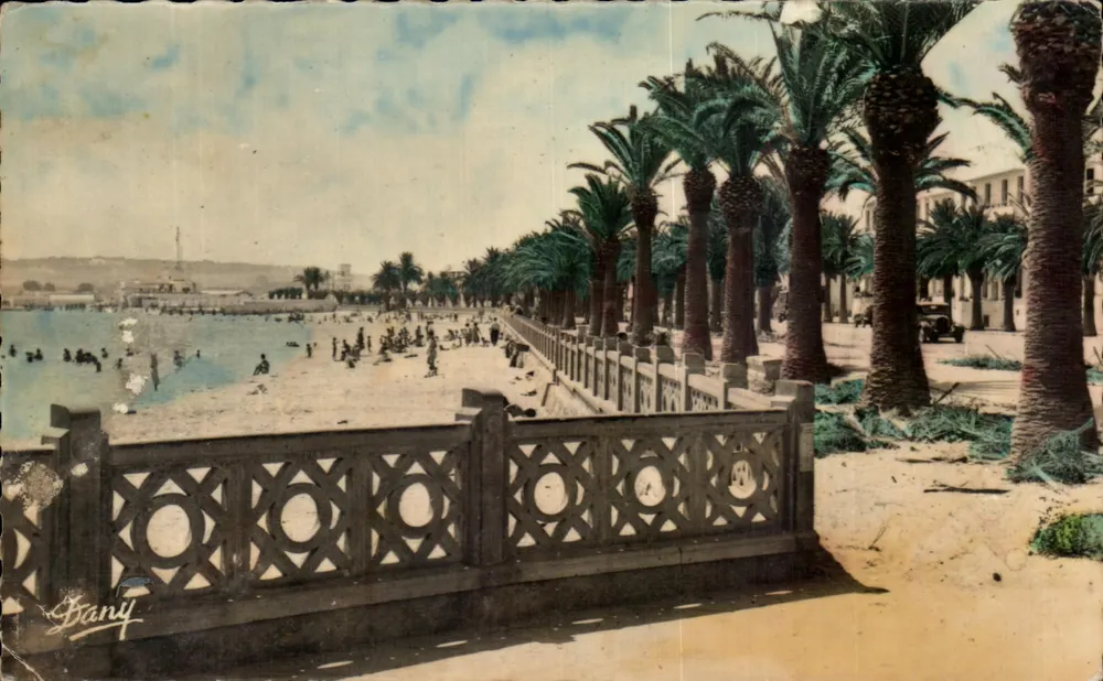 Bizerte (Tunísia) — A Praia — Editor Bany - Frente