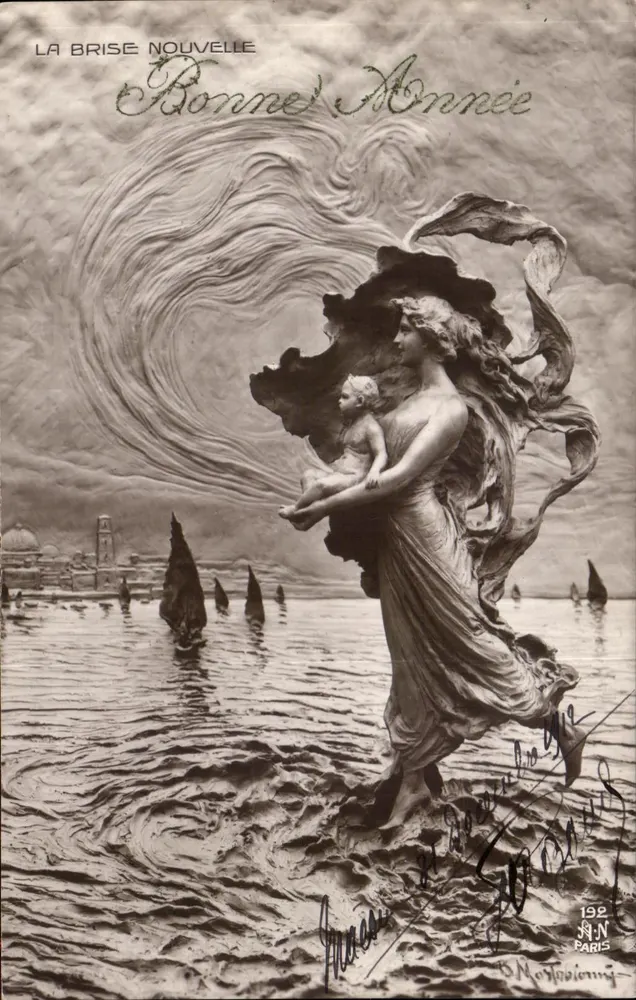 La Brise Nouvelle — Frohe Neujahr — J.N. Paris, n° 192 - Vorderseite
