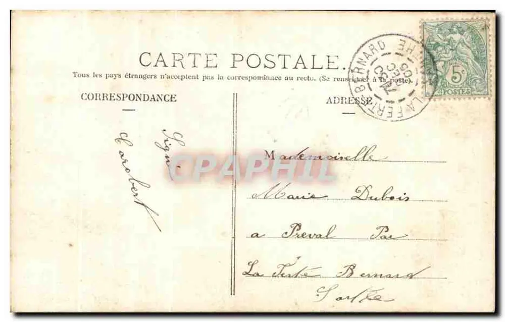 Liebespaar — Frühlingsszene — Paris, Verlag IV, Nr. 3.083 - Rückseite