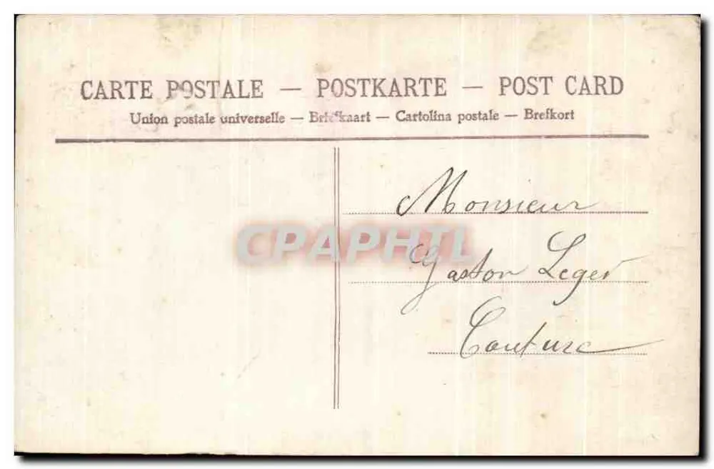 Fest der Zärtlichkeit — Gaston — anonymer Verleger, n° 4206 - Rückseite