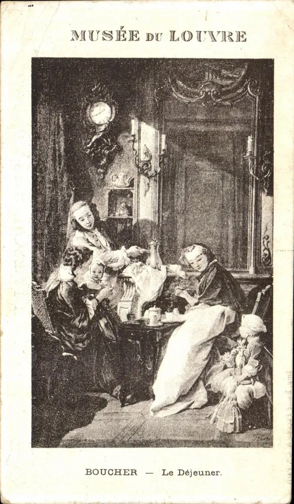 Louvre-Museum — Das Mittagessen — Boucher - Vorderseite