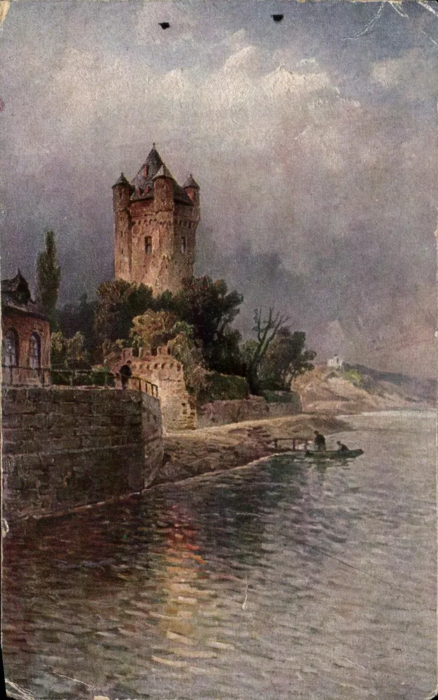 Tour da Hora em Bénebéd-Köln — vista pitoresca — editor A. Schäfer & Co. n° 131 - Frente