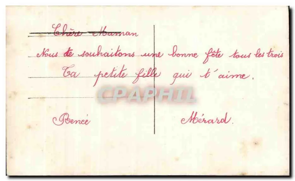 Menina pequena com coroa de flores — Editora Édilipon, Paris — n° 51/118 - Verso