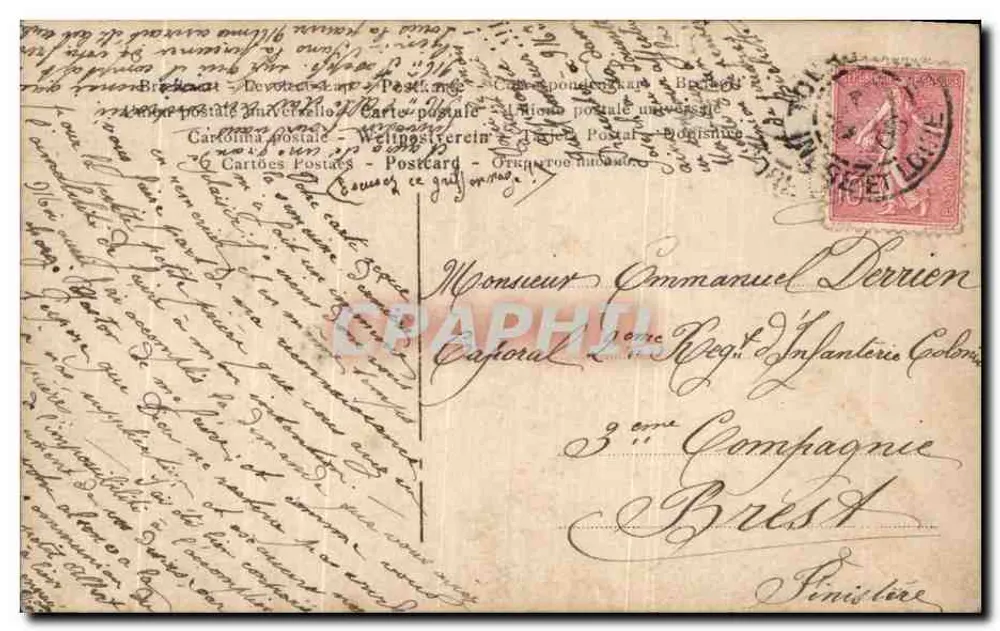 La bella Florida — Porträt einer Frau — GG Sen. 212/6 - Rückseite