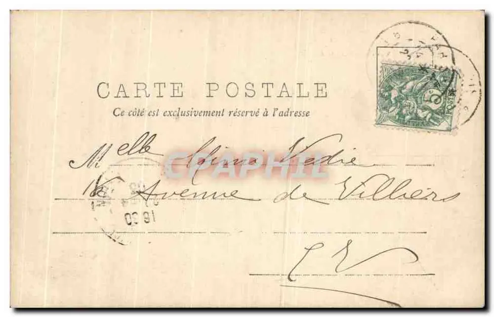 Dois crianças em traje grego — A.N. Paris, n° IV - Verso