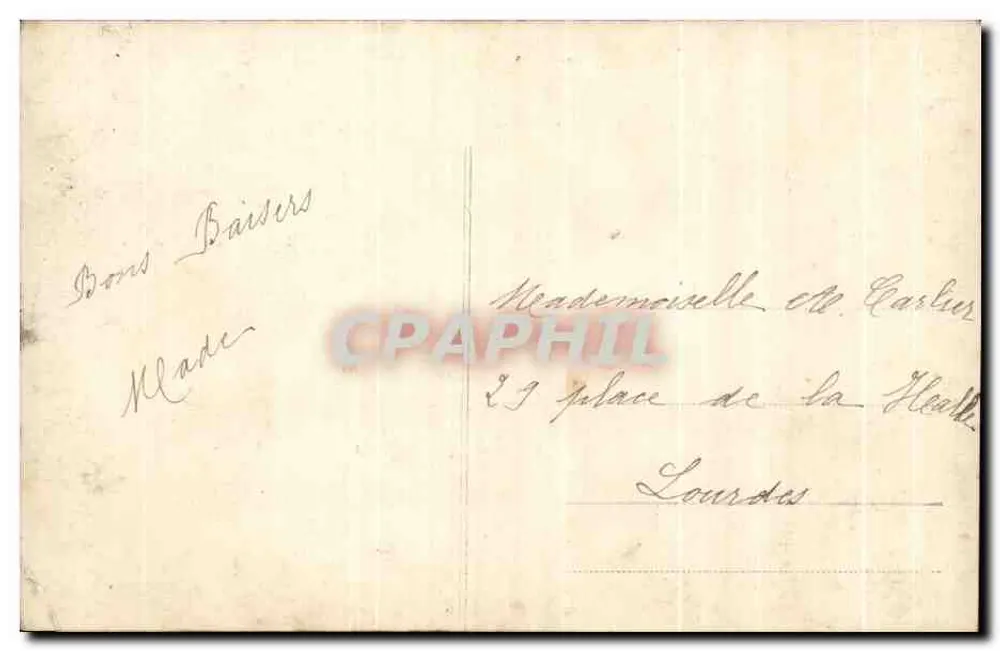 Junge Frau mit Rosenstrauß — Thiverval, n°1104 - Rückseite