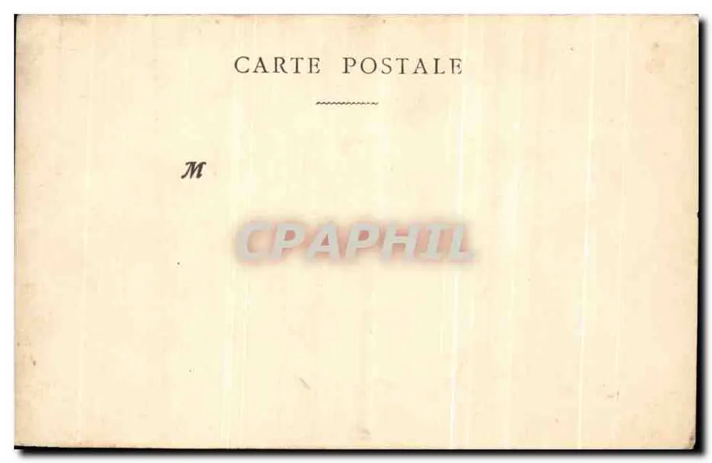 Jeune femme voilée — portrait en buste tenant un bouquet — éditeur M. M. (imprimé sur le verso) - Rückseite