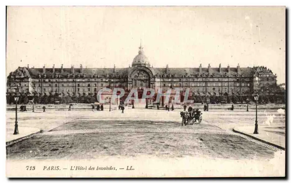 Paris — L'Hôtel des Invalides — LL. — n° 713 - Frente