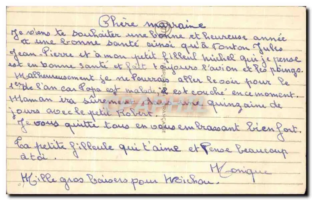 Cena invernal com cervos — Boa e feliz Ano — editor não visível - Verso